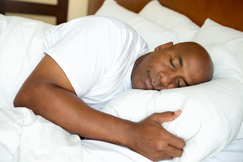 man who underwent home sleep study for sleep apnea in Philadelphia